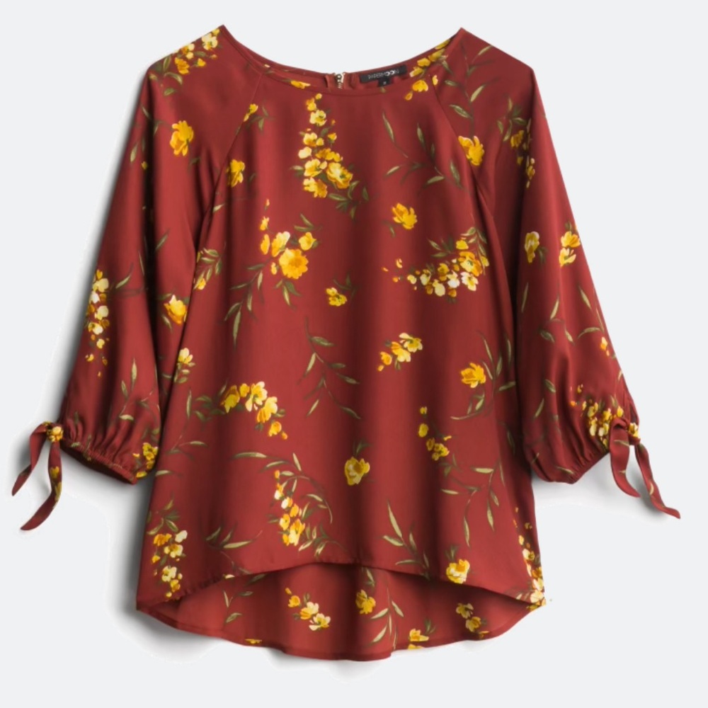 Papermoon's Larie Tie Sleeve Blouse